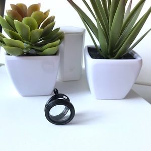 Black Medium Classic Living Locket